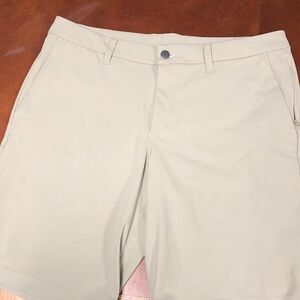 Lululemon men’s khaki dress shorts